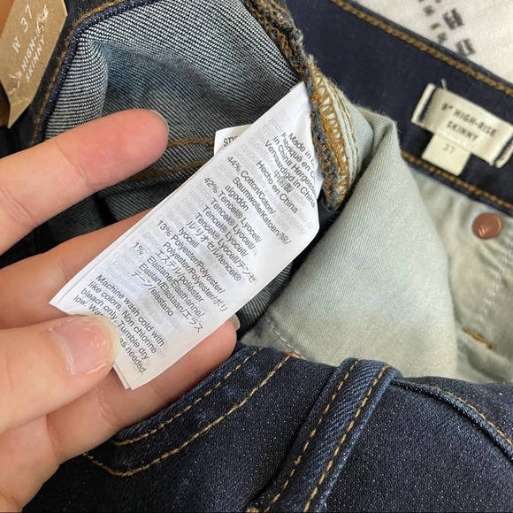 22W 20W NEW Madewell 9" Mid-Rise Skinny Jeans Larkspur - Picture 12 of 12